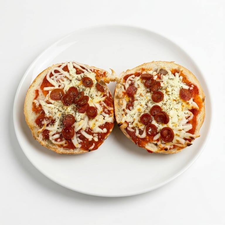 Delicious Pizza Bagel Experience