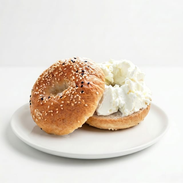 Bagel With Flavored CC.